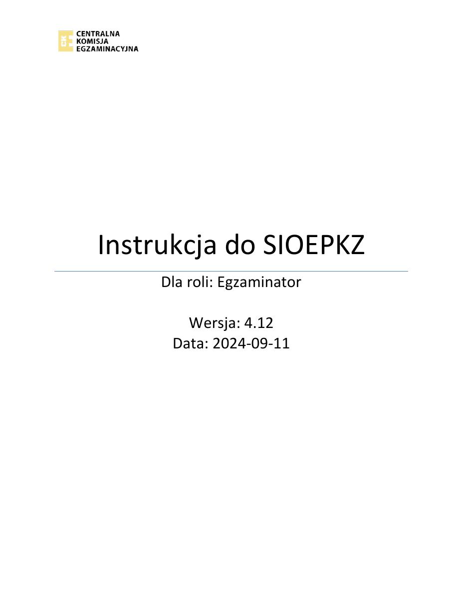 Miniatura dokumentu: Aktualny podręcznik dla egzaminatora